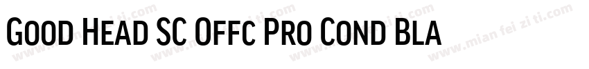 Good Head SC Offc Pro Cond Black字体转换